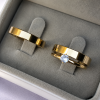 Alianças de Casamento 4mm Banhado a Ouro 18K – Reto Anatômico